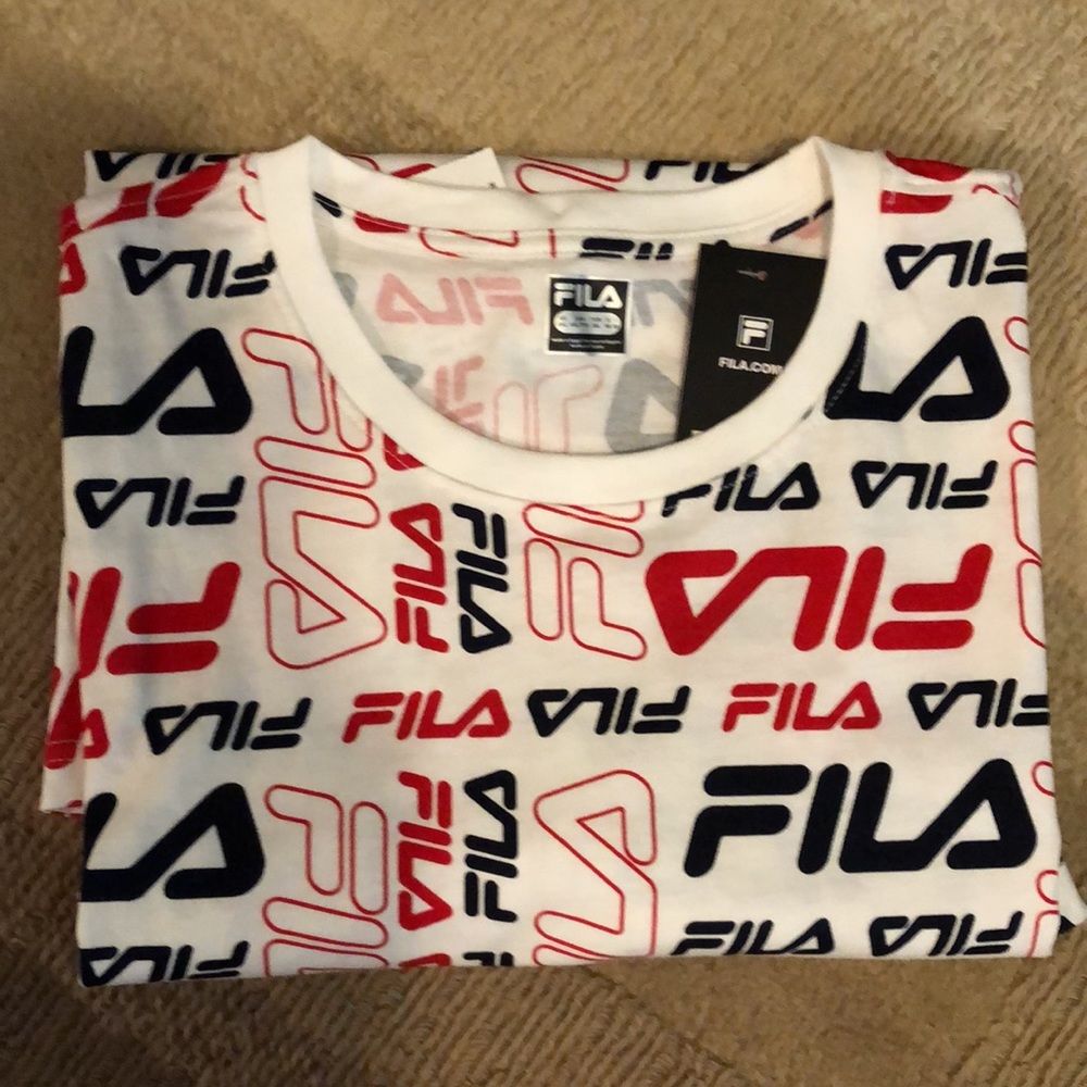 NWT FILA 100% Cotton Training T-shirt size XXL